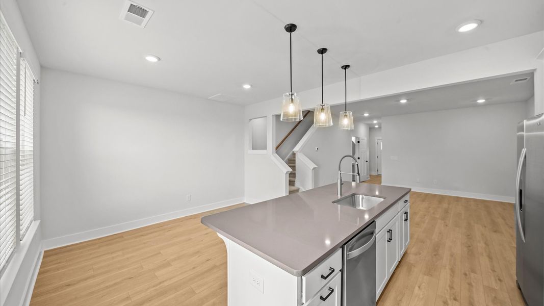 Furnished interior view inside a new home in Saluda Crossing, Piedmont (Image 10).