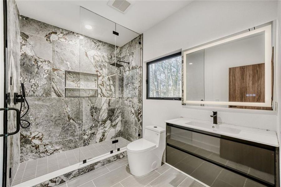 Furnished interior view inside a new home in , Atlanta (Image 12). Furnished interior view inside a new home in , Atlanta (Image 12).