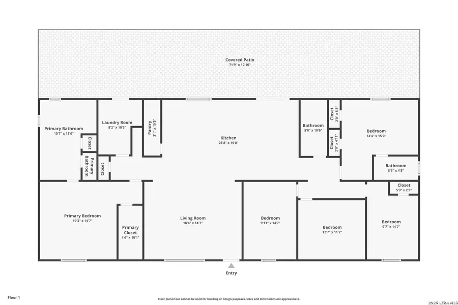 2D floor plan layout of this home in , Devine, TX (Image 3).