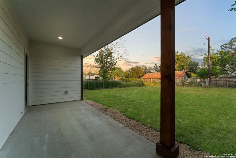 Exterior details and patio area of a home in , Poteet (Image 3). Exterior details and patio area of a home in , Poteet (Image 3).