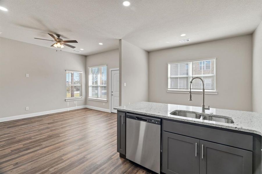 Furnished interior view inside a new home in , Weatherford (Image 13).
