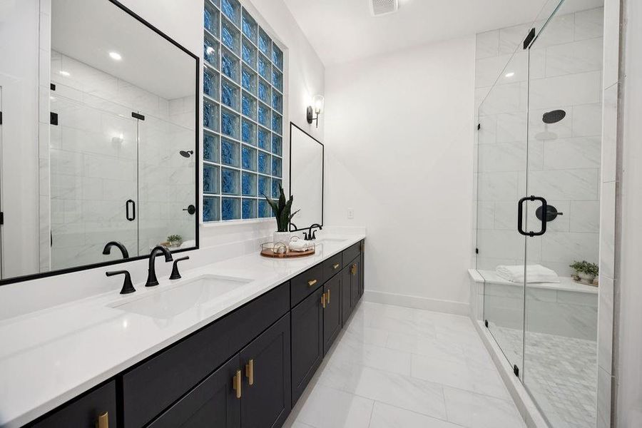 Furnished interior view inside a new home in , Houston (Image 31). Furnished interior view inside a new home in , Houston (Image 31).