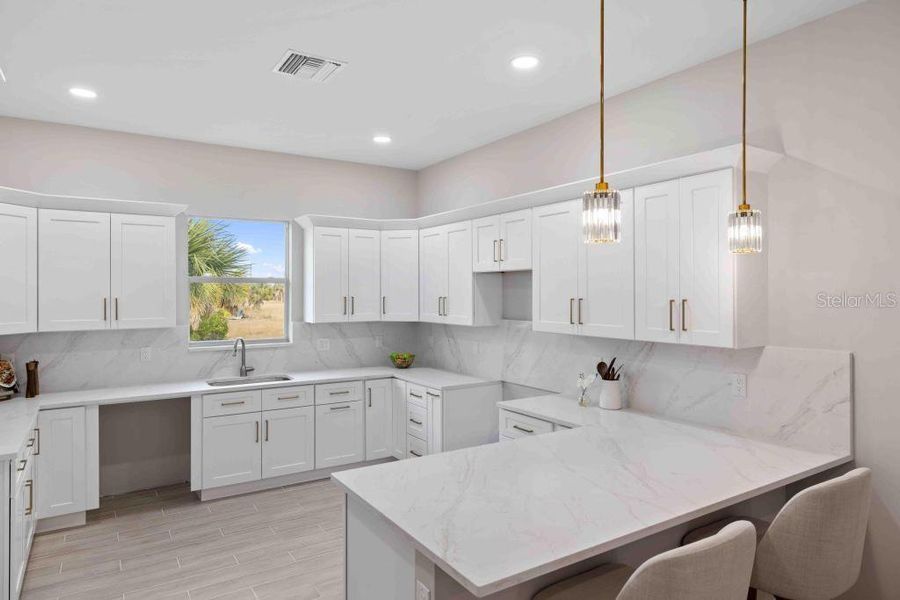 Furnished interior view inside a new home in , Placida (Image 15).