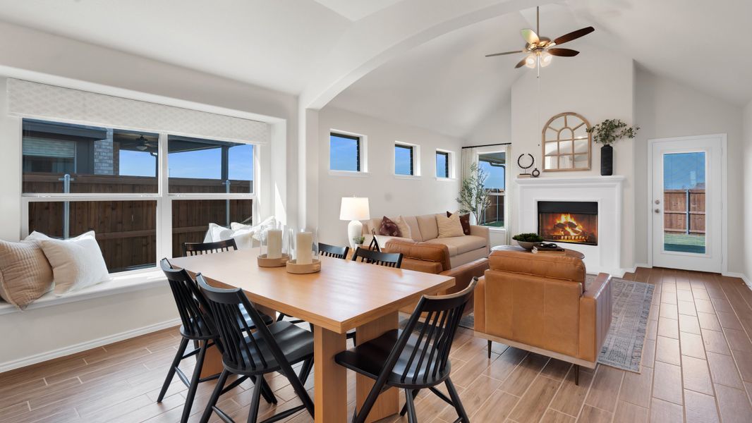 Representative furnished interior of a home built from the Concept 1991 by Risewell Homes in Silo Mills, Joshua (Image 10).
