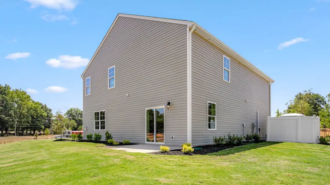 Exterior details and patio area of a home in Colly Farm, Stokesdale (Image 3).
