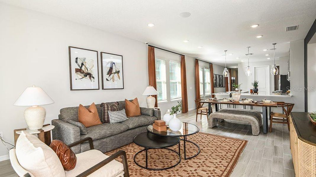 Furnished interior view inside a new home in Westview, Poinciana (Image 6).