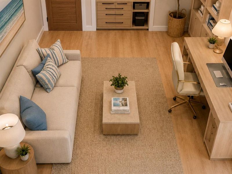 Furnished interior view inside a new home in , Port Charlotte (Image 13). Furnished interior view inside a new home in , Port Charlotte (Image 13).