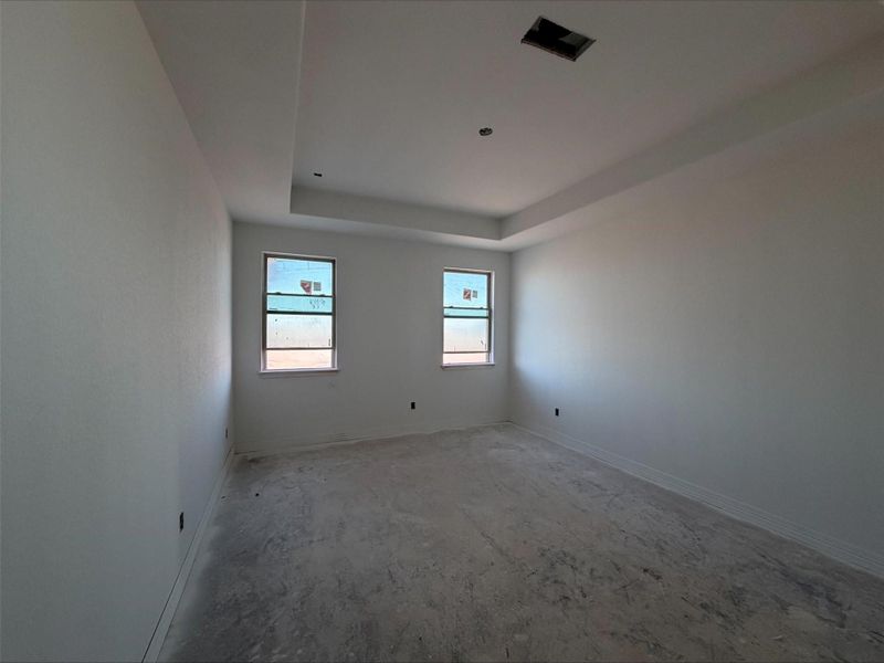 Actual progress of your home.