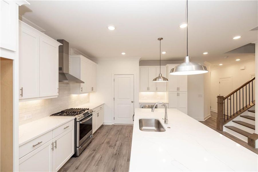 Furnished interior view inside a new home in Millcroft Townhomes, Buford (Image 8).