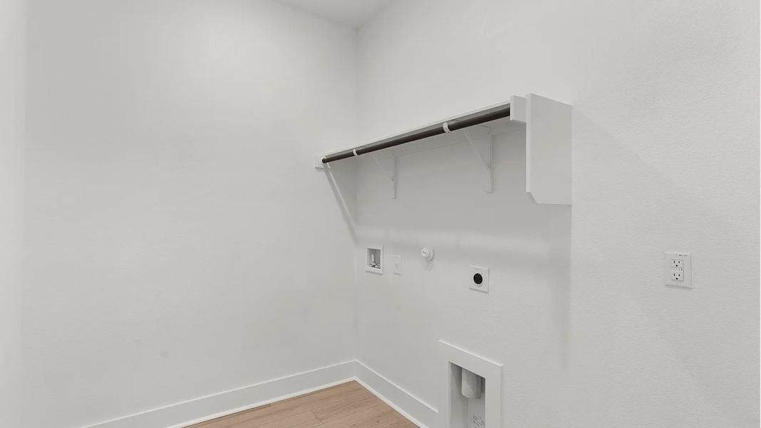 Representative unfurnished interior of a home built from the Michelle by Chesmar Homes in Newhaven, Manor (Image 14). Representative unfurnished interior of a home built from the Michelle by Chesmar Homes in Newhaven, Manor (Image 14).