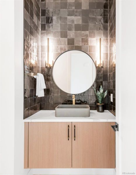 Furnished interior view inside a new home in , Denver (Image 24).