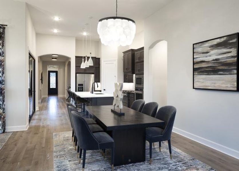Furnished interior view inside a new home in The Enclave at Potranco Oaks, San Antonio (Image 6). Furnished interior view inside a new home in The Enclave at Potranco Oaks, San Antonio (Image 6).