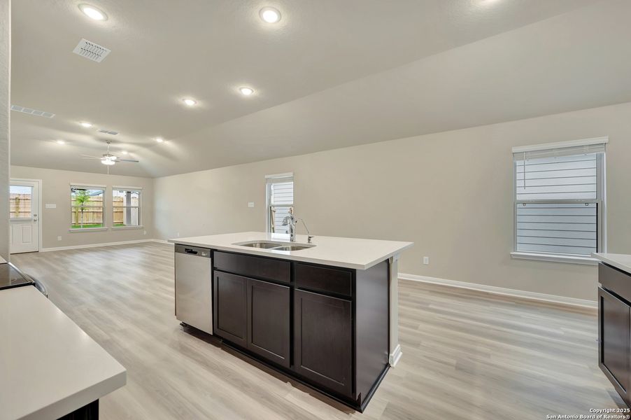 Furnished interior view inside a new home in Park Place, New Braunfels (Image 5).