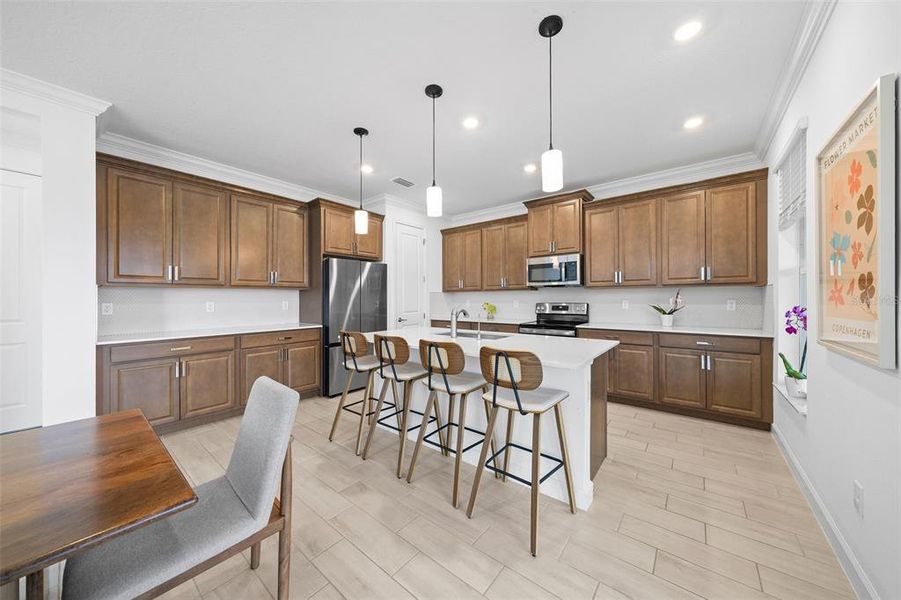 Furnished interior view inside a new home in , Palm Bay (Image 3). Furnished interior view inside a new home in , Palm Bay (Image 3).
