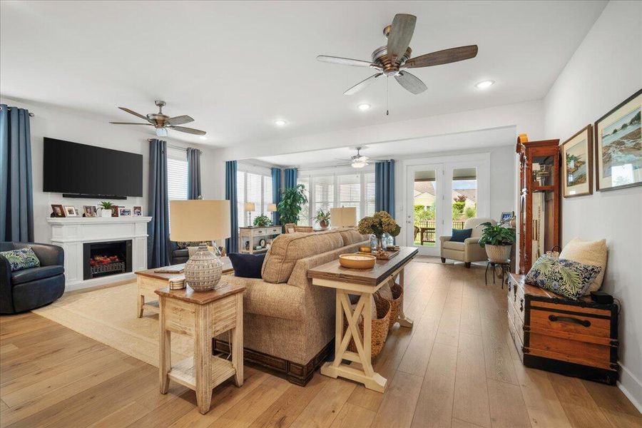Furnished interior view inside a new home in K. Hovnanian's® Four Seasons at Lakes of Cane Bay, Summerville (Image 8).