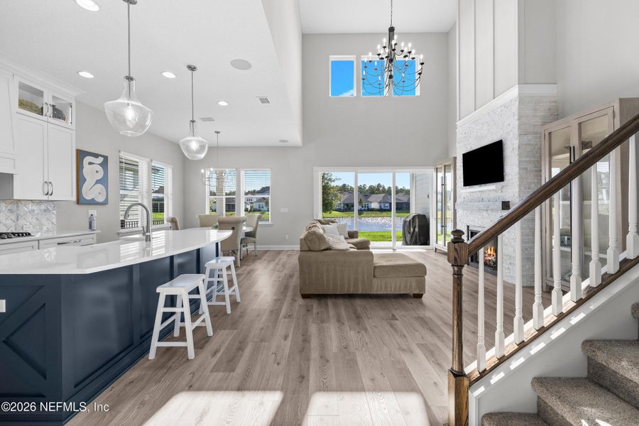Furnished interior view inside a new home in , Ponte Vedra (Image 10).