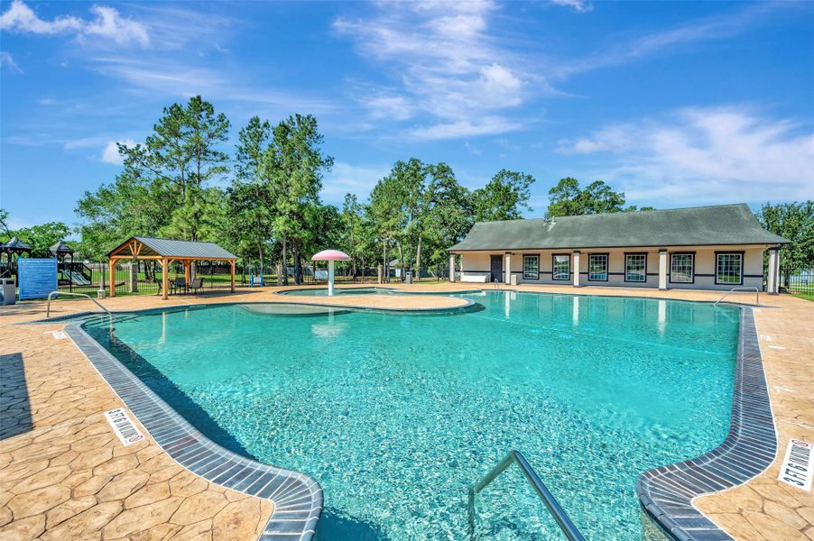 Relax by the community pool located in Glen Oaks.