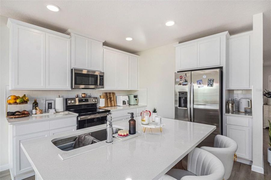 Furnished interior view inside a new home in , St. Cloud (Image 9). Furnished interior view inside a new home in , St. Cloud (Image 9).