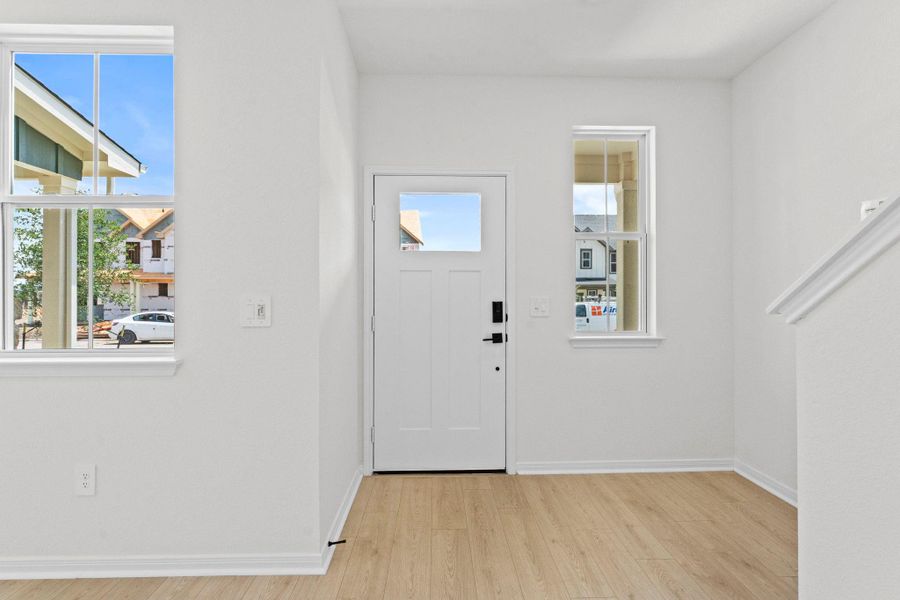Spacious, unfurnished interior of a new home in Avery Centre, Round Rock (Image 30). Spacious, unfurnished interior of a new home in Avery Centre, Round Rock (Image 30).