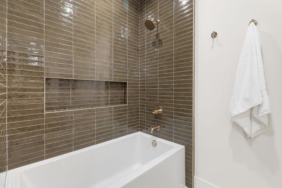 Full bathroom featuring shower / washtub combination