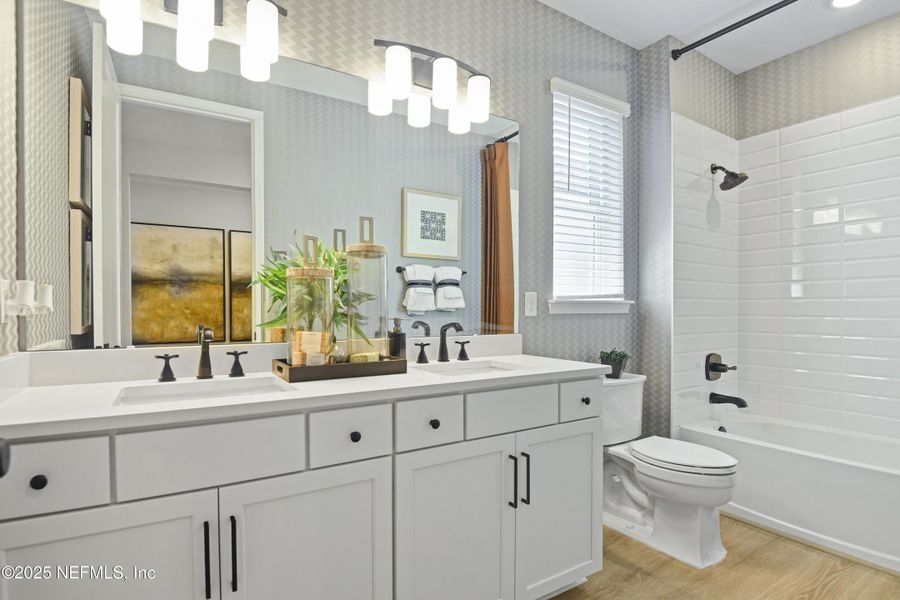 Furnished interior view inside a new home in Coastal Gardens, Palm Coast (Image 9).