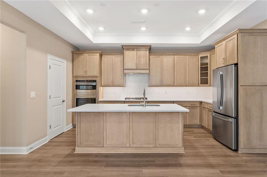 Furnished interior view inside a new home in The Courtyards at Redbud Lane, Holly Springs (Image 6). Furnished interior view inside a new home in The Courtyards at Redbud Lane, Holly Springs (Image 6).