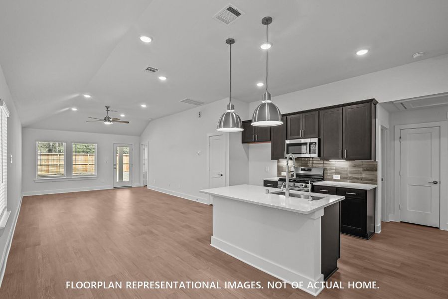 Furnished interior view inside a new home in Ambrose, La Marque (Image 14).