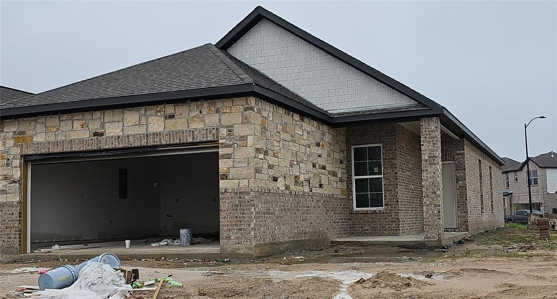 In-progress construction of a new home in Creekland Village at Bridgeland, Cypress, TX (Image 20). In-progress construction of a new home in Creekland Village at Bridgeland, Cypress, TX (Image 20).