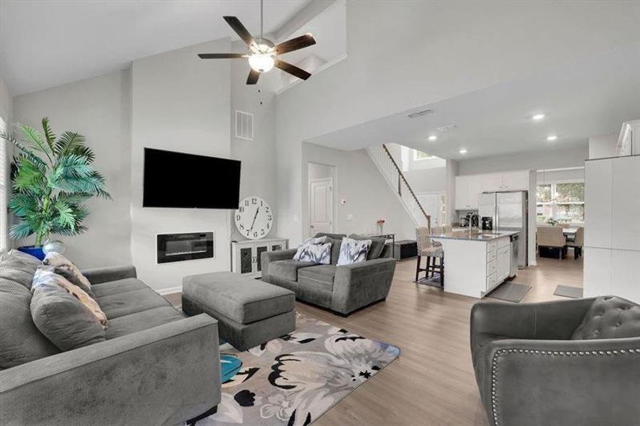 Furnished interior view inside a new home in , Austell (Image 4). Furnished interior view inside a new home in , Austell (Image 4).