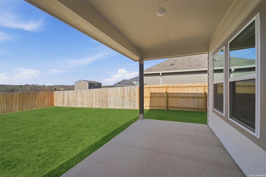 Exterior details and patio area of a home in Cloud Country, New Braunfels (Image 22). Exterior details and patio area of a home in Cloud Country, New Braunfels (Image 22).