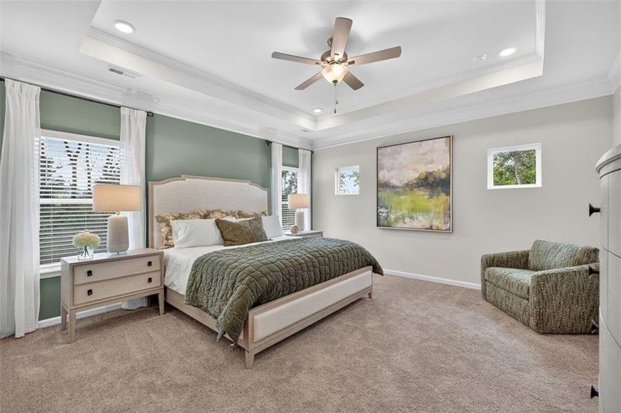 Furnished interior view inside a new home in Townes At The Stiles, Cartersville (Image 11). Furnished interior view inside a new home in Townes At The Stiles, Cartersville (Image 11).