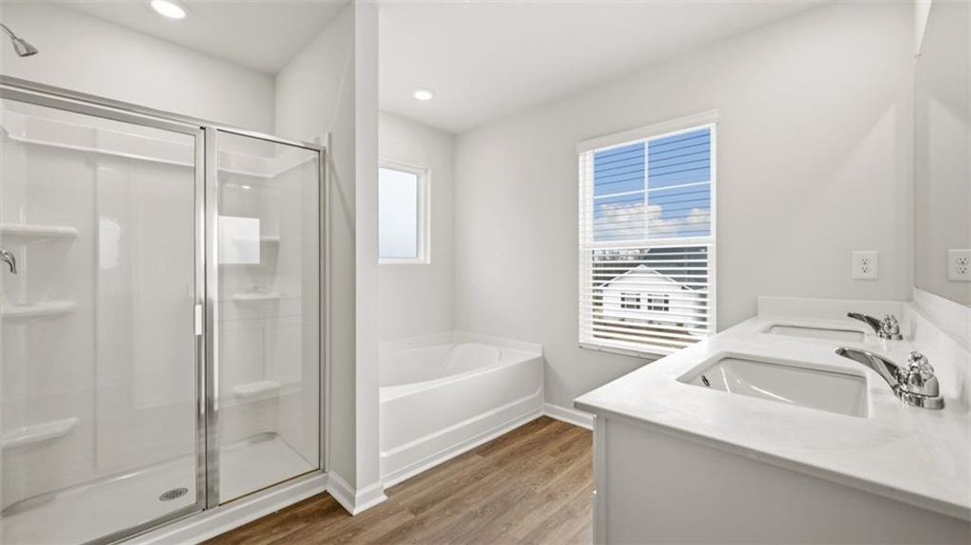 Furnished interior view inside a new home in Jackson Landing, Jefferson (Image 10). Furnished interior view inside a new home in Jackson Landing, Jefferson (Image 10).