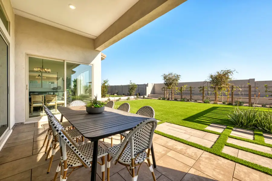 Exterior details and patio area of a home in Abel Ranch, Goodyear (Image 3).
