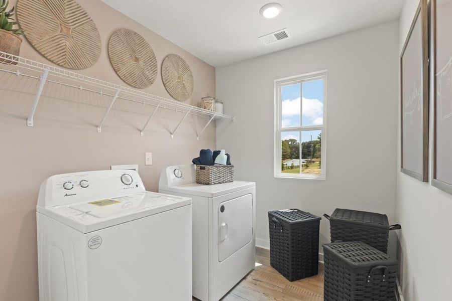 Furnished interior view inside a new home in Union Heights, Flowery Branch (Image 18).