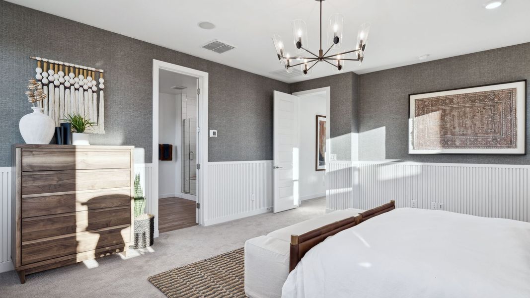 Representative furnished interior of a home built from the Miraval by D.R. Horton in The Ridge at Stone Butte, Phoenix (Image 28).