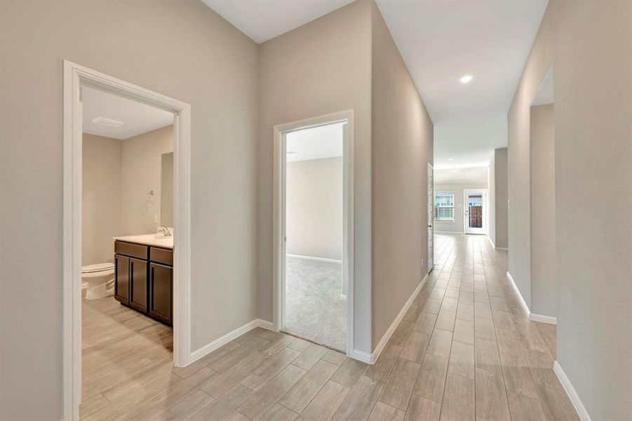 Spacious, unfurnished interior of a new home in Woodstone, Providence Village (Image 29). Spacious, unfurnished interior of a new home in Woodstone, Providence Village (Image 29).