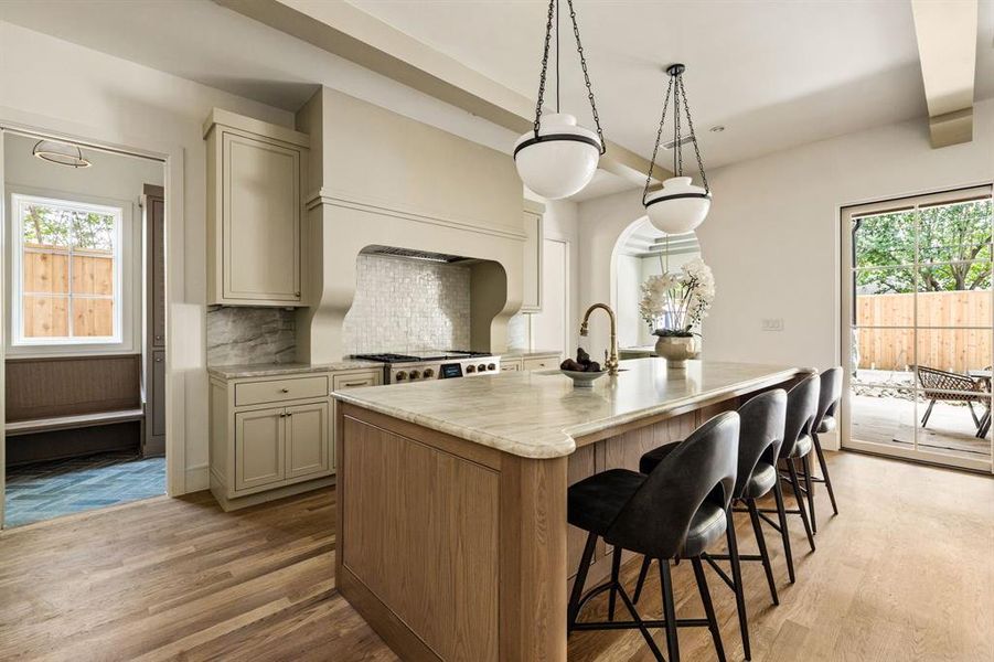 Furnished interior view inside a new home in , Dallas (Image 15).