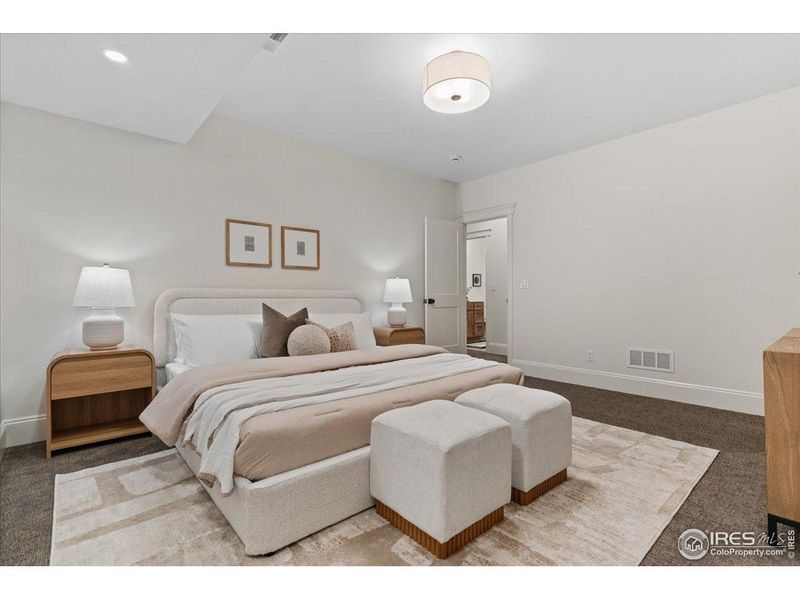 Furnished interior view inside a new home in , Berthoud (Image 36).