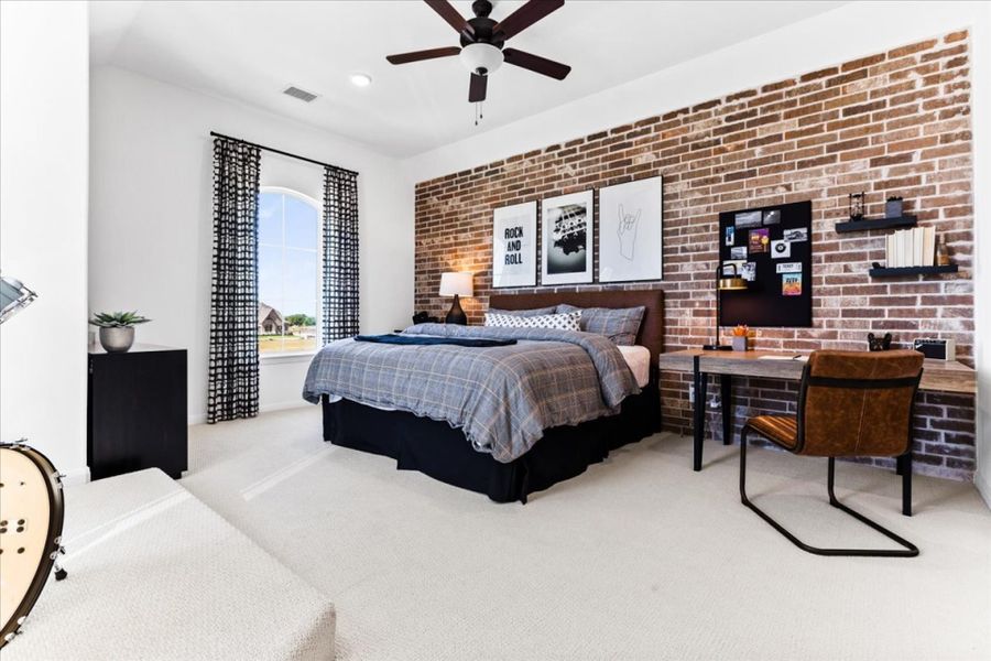 Furnished interior view inside a new home in Nelson Lake, Rockwall (Image 8).
