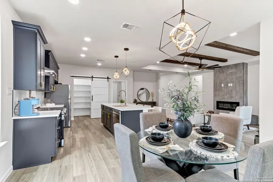 Furnished interior view inside a new home in , Converse (Image 6). Furnished interior view inside a new home in , Converse (Image 6).