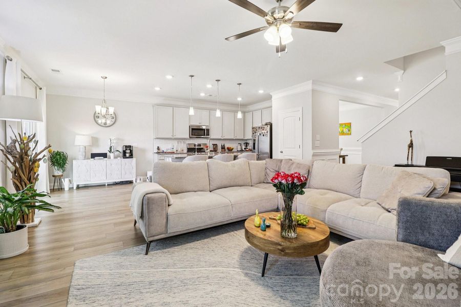 Furnished interior view inside a new home in Hadleigh Park, Lexington (Image 5).