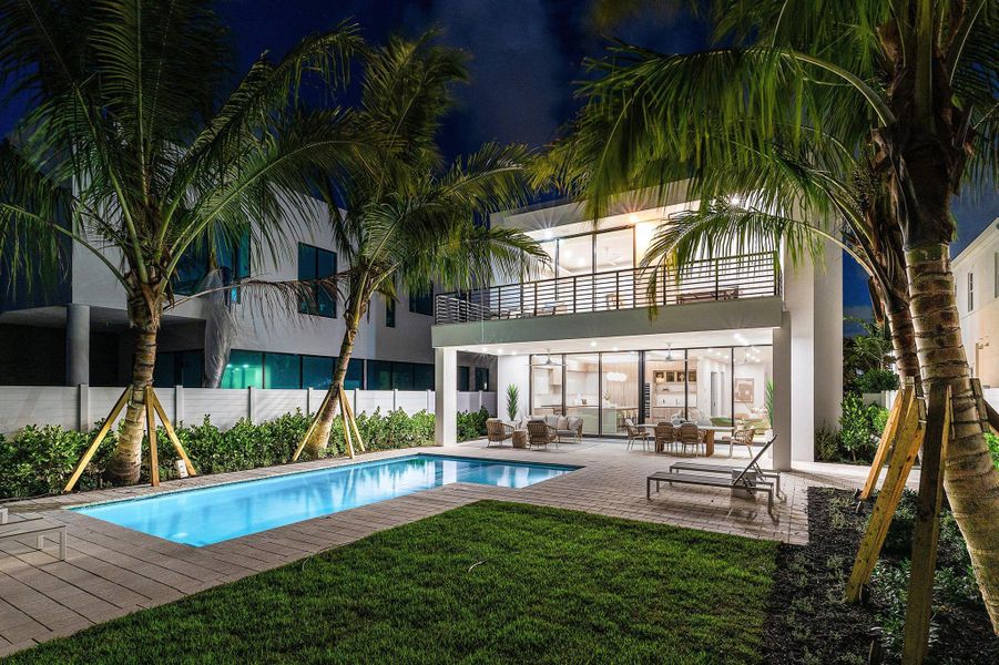 Exterior details and patio area of a home in , Delray Beach (Image 35). Exterior details and patio area of a home in , Delray Beach (Image 35).