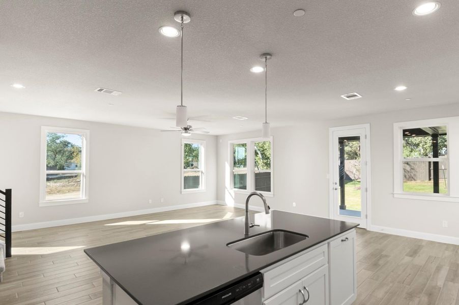 Furnished interior view inside a new home in Clear Creek, Round Rock (Image 7).