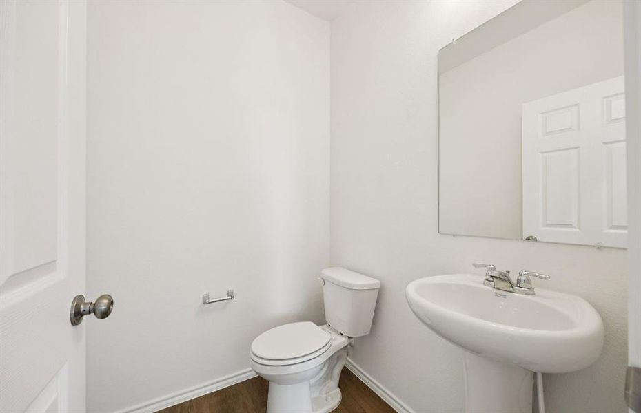 Half bath on lower level Half bath on lower level