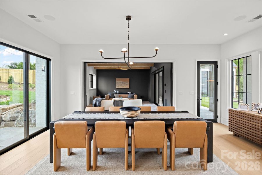 Furnished interior view inside a new home in , Charlotte (Image 7).