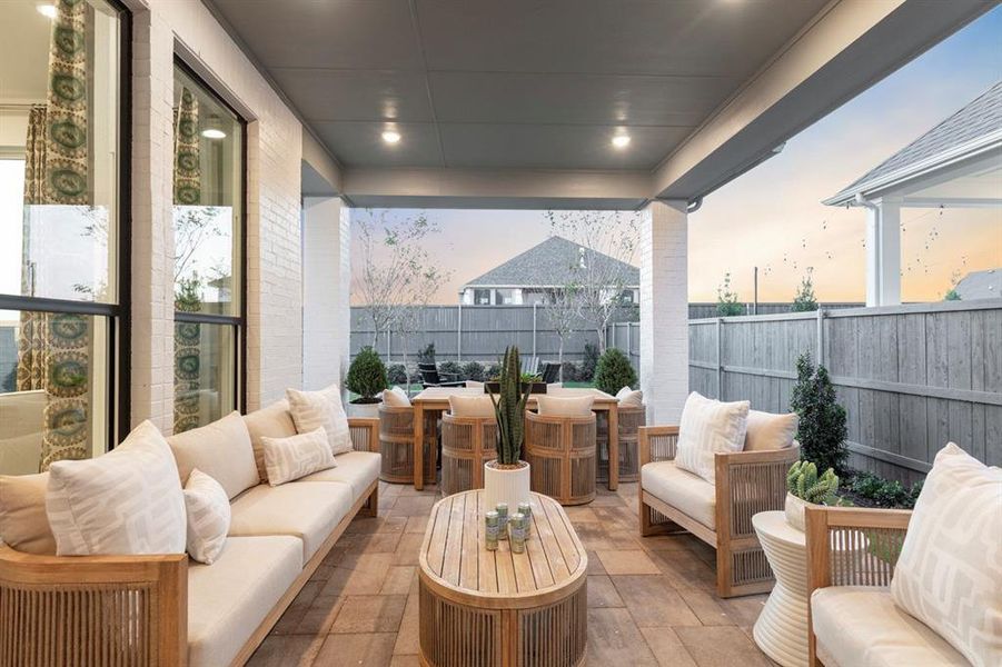 Furnished interior view inside a new home in Wellington, Haslet (Image 29).