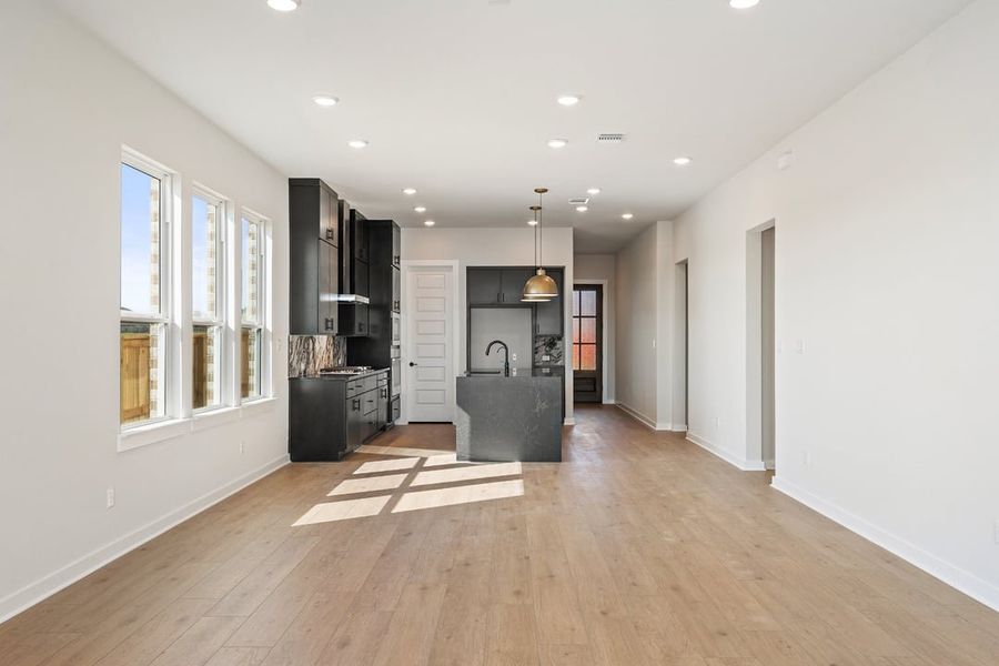 Spacious, unfurnished interior of a new home in Arbor Collection at Lariat, Liberty Hill (Image 17). Spacious, unfurnished interior of a new home in Arbor Collection at Lariat, Liberty Hill (Image 17).