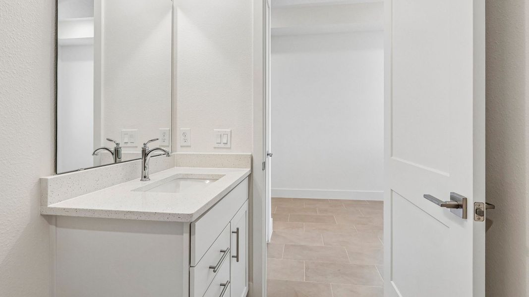 Longleaf Floor Plan Secondary Bathroom by DRB Homes in Trailside New Homes in Mount Dora Fl Longleaf Floor Plan Secondary Bathroom by DRB Homes in Trailside New Homes in Mount Dora Fl