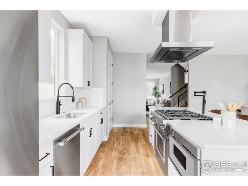 Furnished interior view inside a new home in , Denver (Image 11).