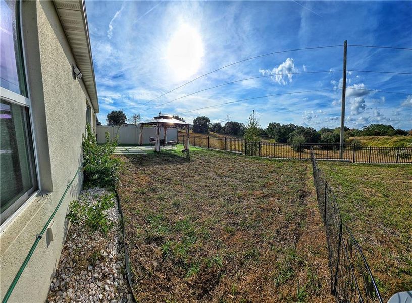 Exterior details and patio area of a home in Forest Lake, Davenport (Image 4).